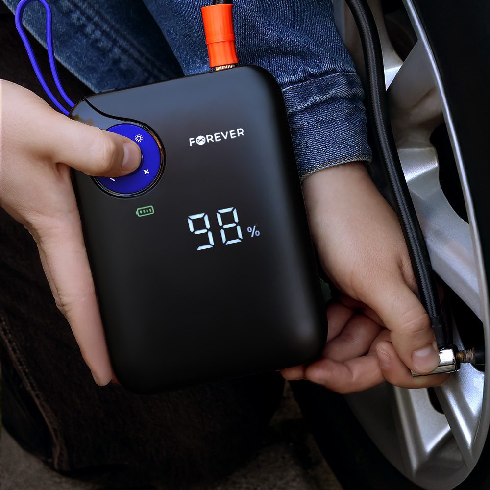 Forever jump starter 4in1 JS-400 26,64Wh black-blue