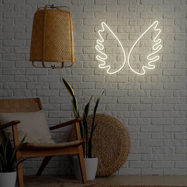 423662_oryg Neon PLEXI LED WINGS white FPNE09X Forever Light