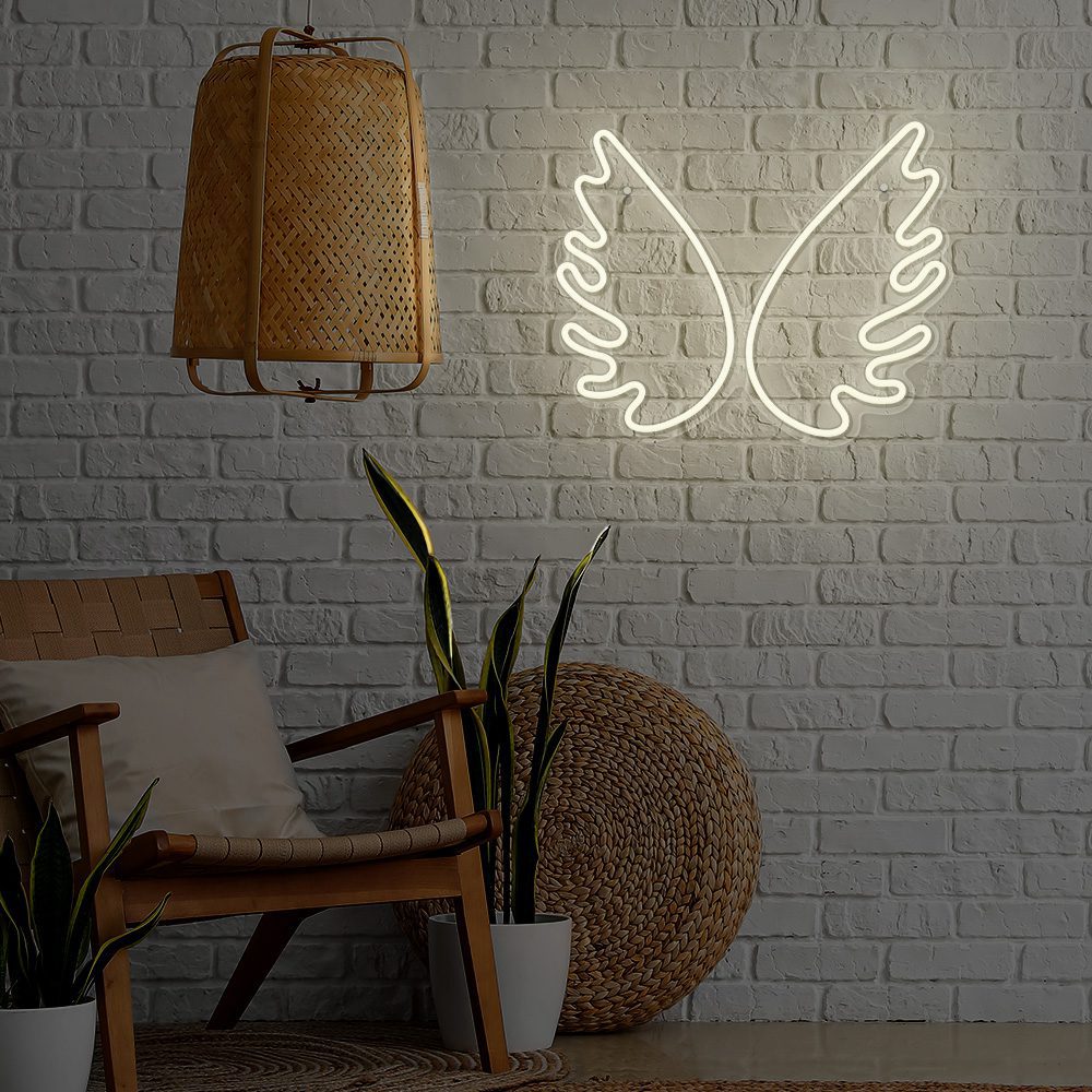 423662_oryg Neon PLEXI LED WINGS white FPNE09X Forever Light