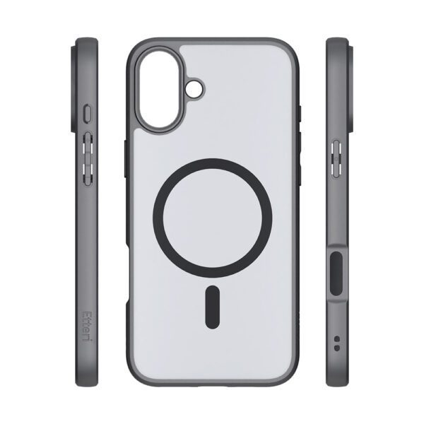 Etteri Matt Mag case for iPhone 16 Plus 6,7" black