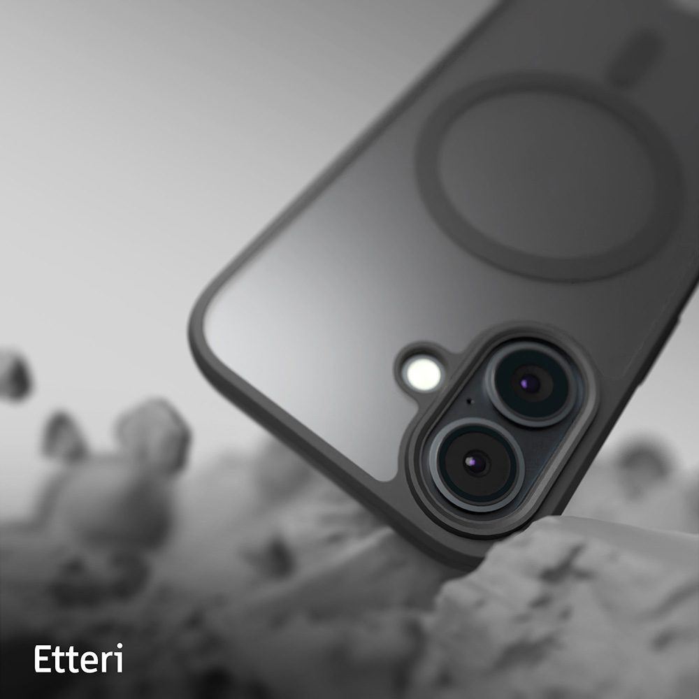 Etteri Matt Mag case for iPhone 16 Plus 6,7" black