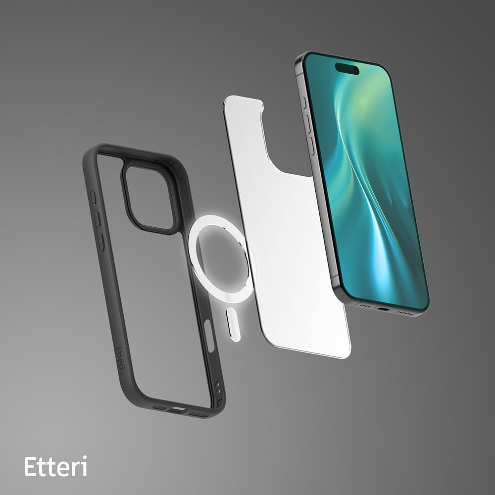 424278_oryg Etteri Matt Mag case for iPhone 16 Pro 6,3" black