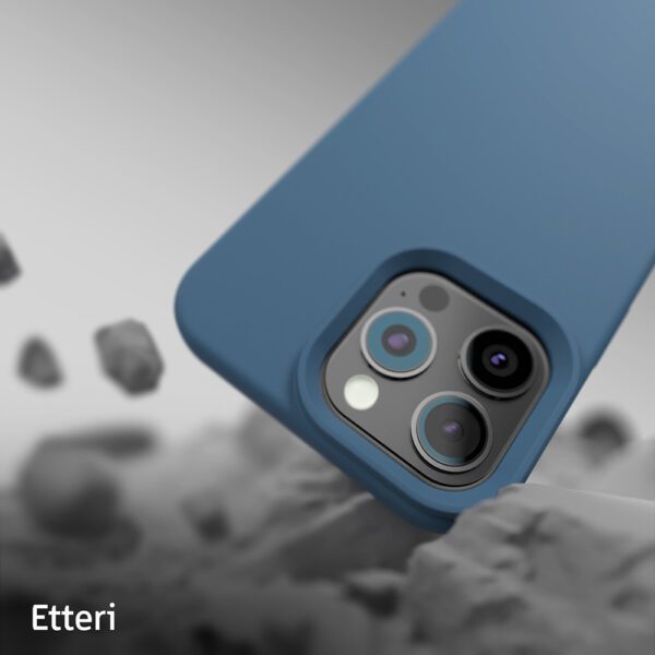 Etteri Silicone case for iPhone 16 Pro Max 6,9" dark blue