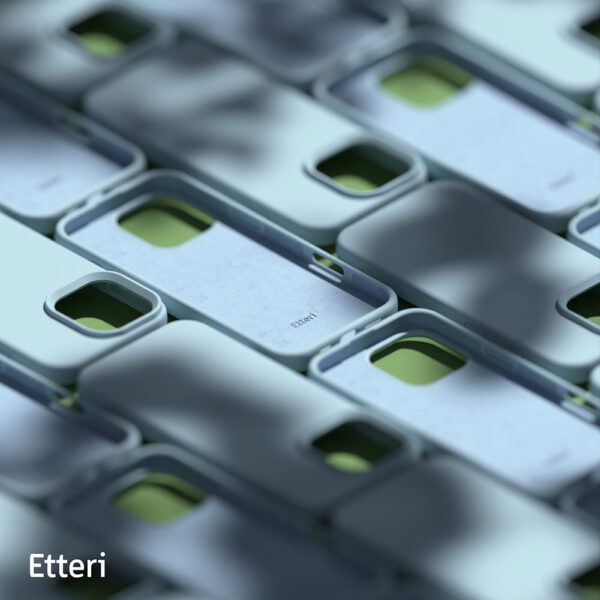 Etteri Silicone case for iPhone 16 Pro 6,3" light blue