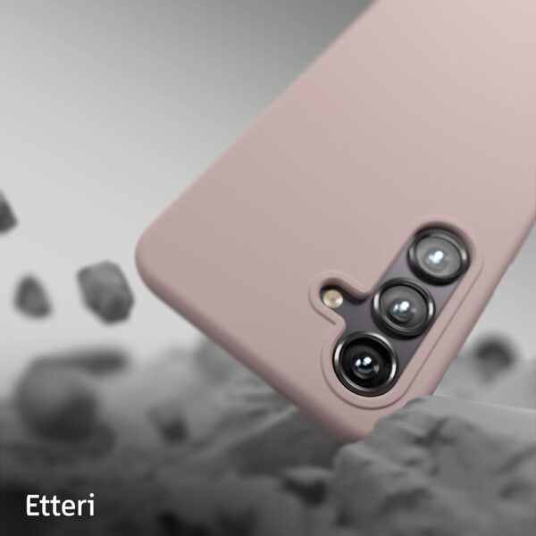 Etteri Silicone case for Samsung Galaxy S24 Plus light pink