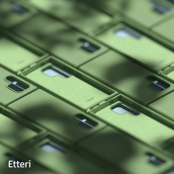 Etteri Silicone case for Samsung Galaxy S25 Ultra light green