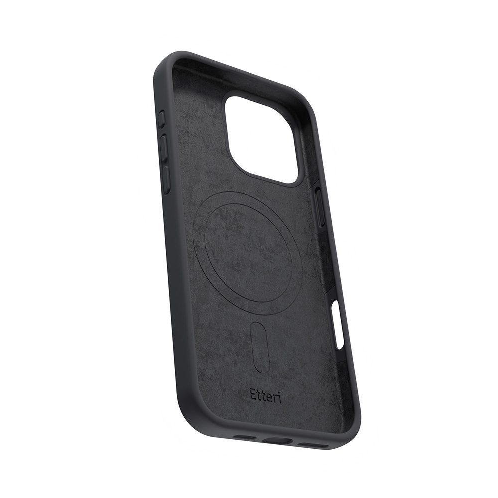 Etteri Silicone Mag case for iPhone 16 Pro Max 6,9" black