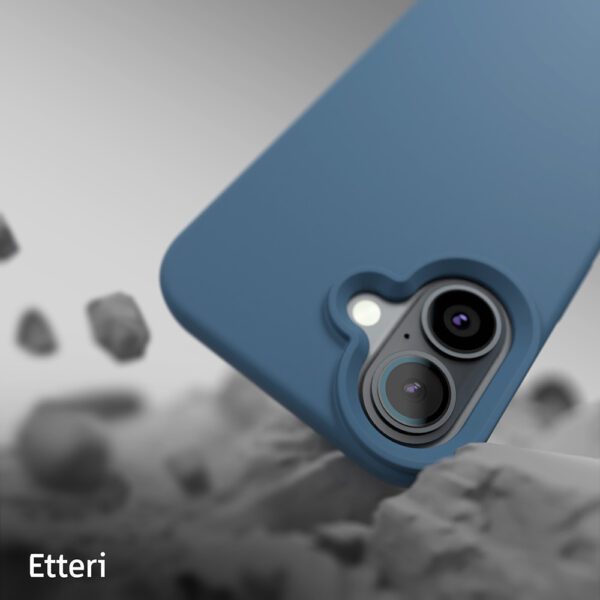 Etteri Silicone Mag case for iPhone 17 Air dark blue