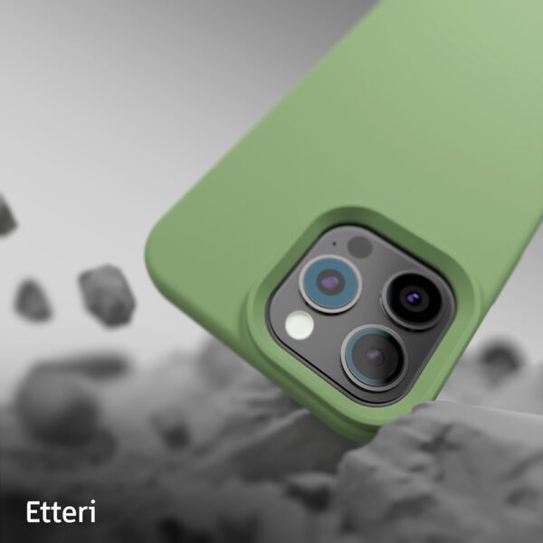 Etteri Silicone Mag case for iPhone 16 Pro Max 6,9" light green