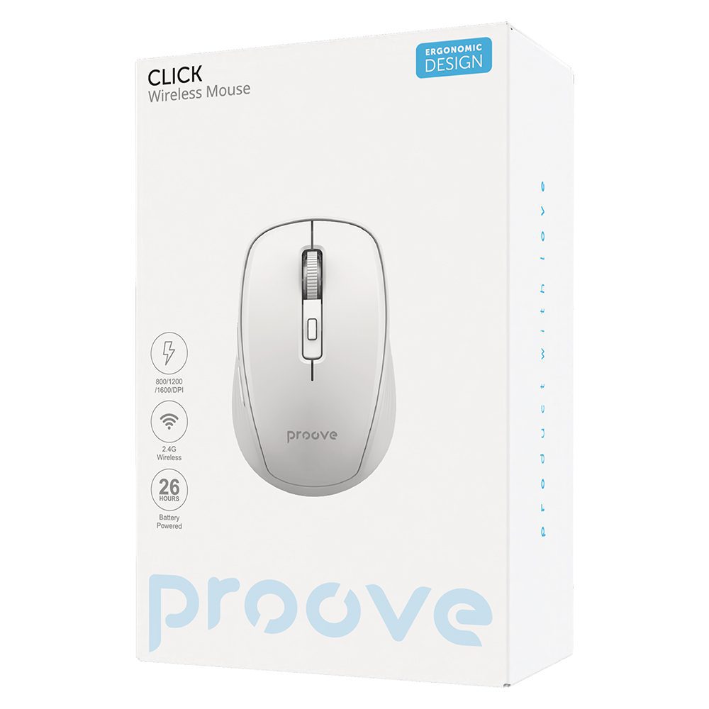 Proove wireless mouse Click white