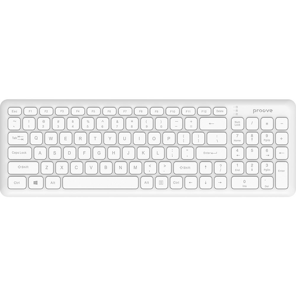 Proove wireless keyboard Classic Code white