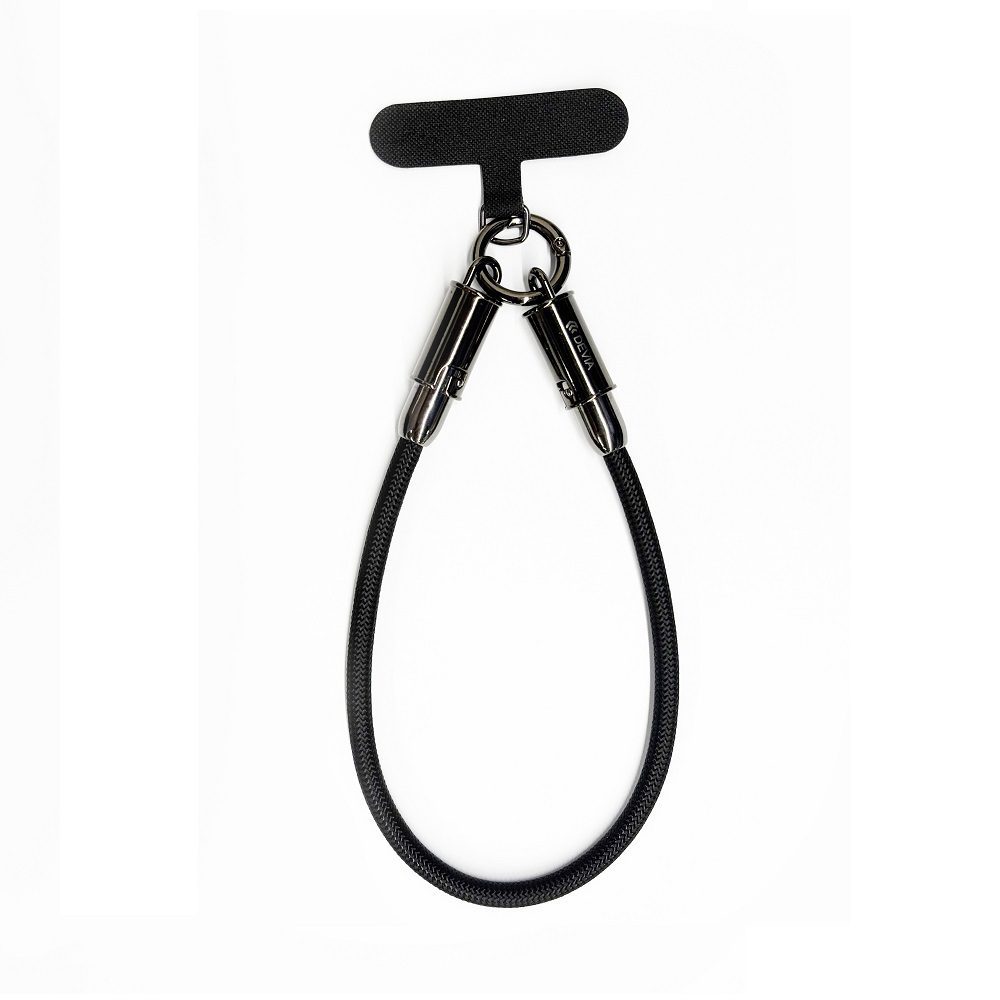 Devia cable lanyard 2in1 PD USB-C - USB-C 1,2 m 60W black