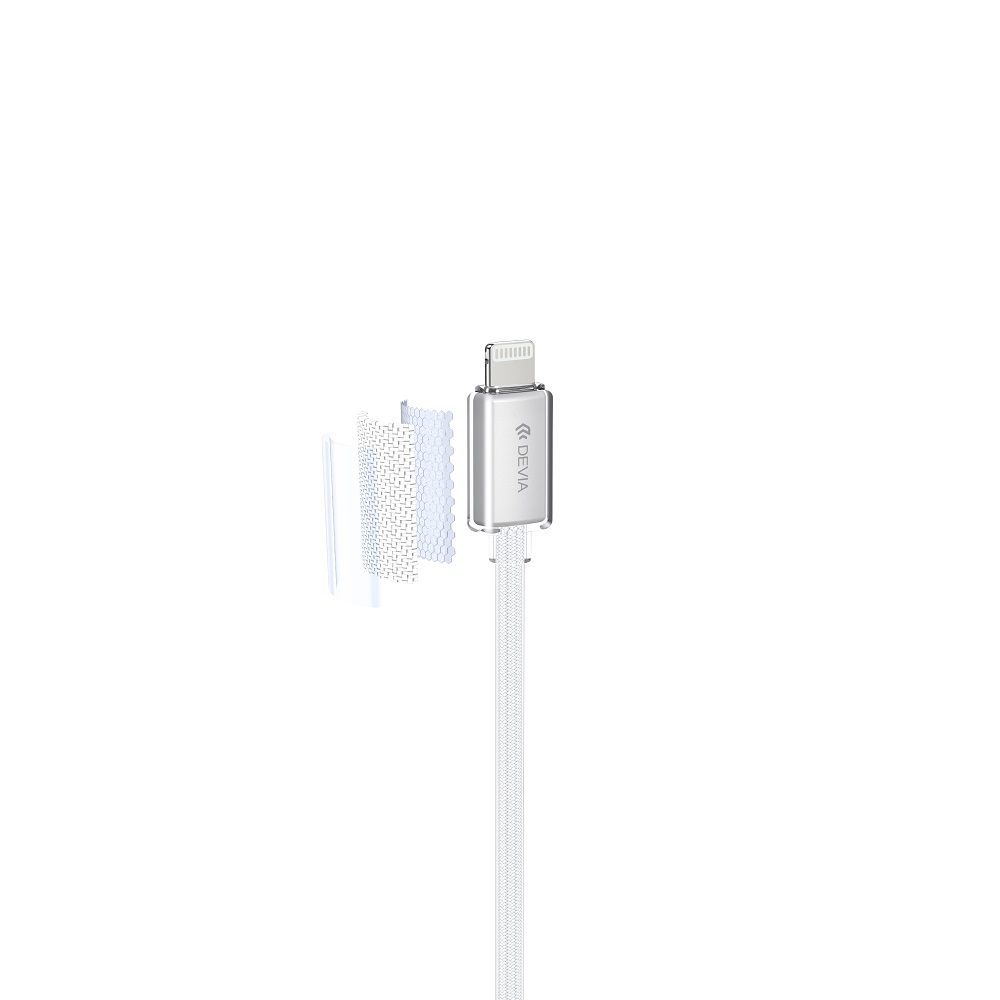 Devia cable Extreme EC654 PD USB-C - Lightning 1,5 m 27W 3A white