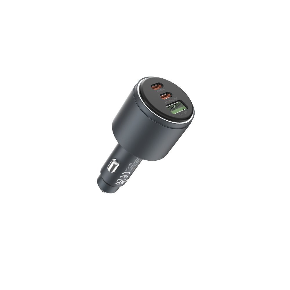 429737_oryg Devia car charger Extreme Metal PD QC 116W 1x USB 2x USB-C black