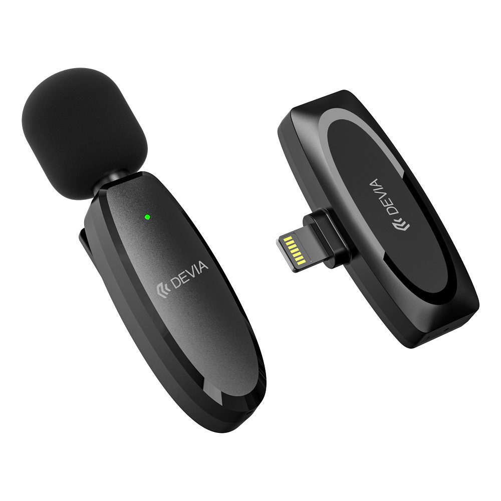 Devia microphone for smartfon Kintone Lightning black