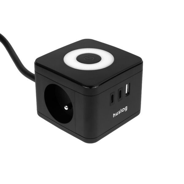 Huslog Cube Extension Cord with LED