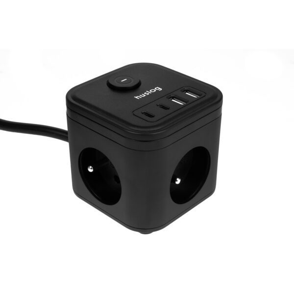 431568_oryg Huslog Cube Extension Cord with USB