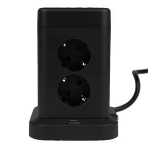 Huslog Vertical Extension Cord with USB