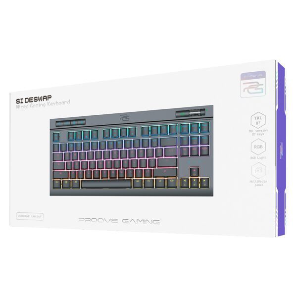 Proove mechanical keyboard Gaming Sideswap black