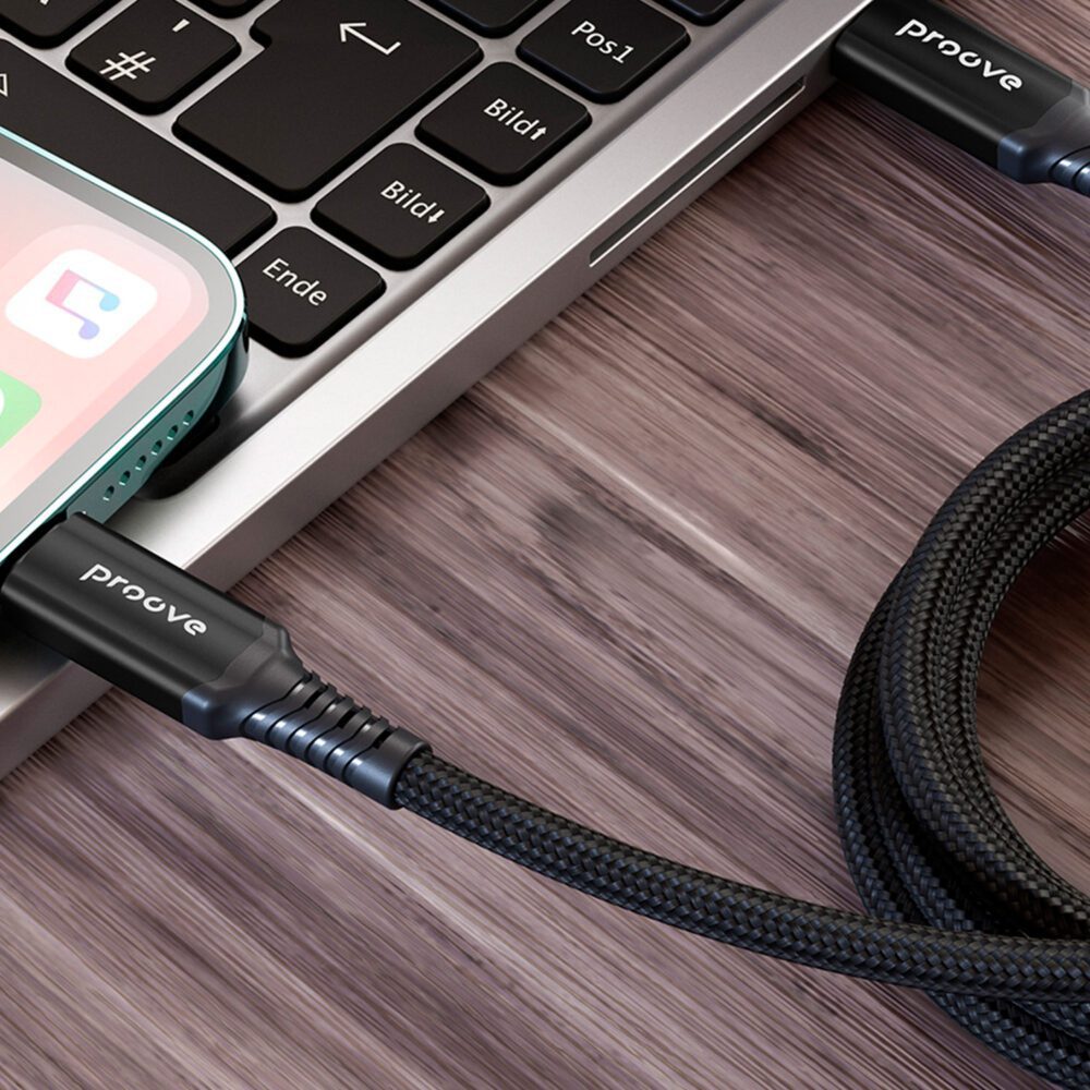 Proove cable Speed Line USB-C - USB-C 1m 240W black