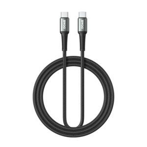 BWOO Braided Cable USB-C - USB-C 3m 60W black