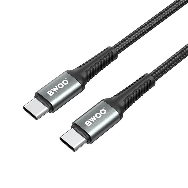 433586_oryg BWOO Braided Cable USB-C - USB-C 3m 60W black