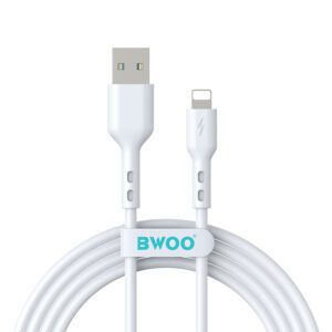 BWOO Cable USB - Lightning 2m 3A white
