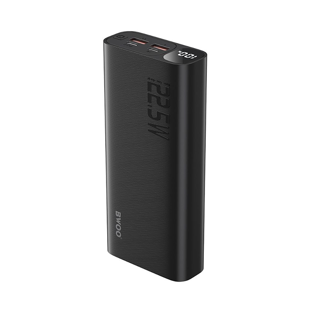 BWOO 22,5W 20000 mAh power bank with LCD screen, black