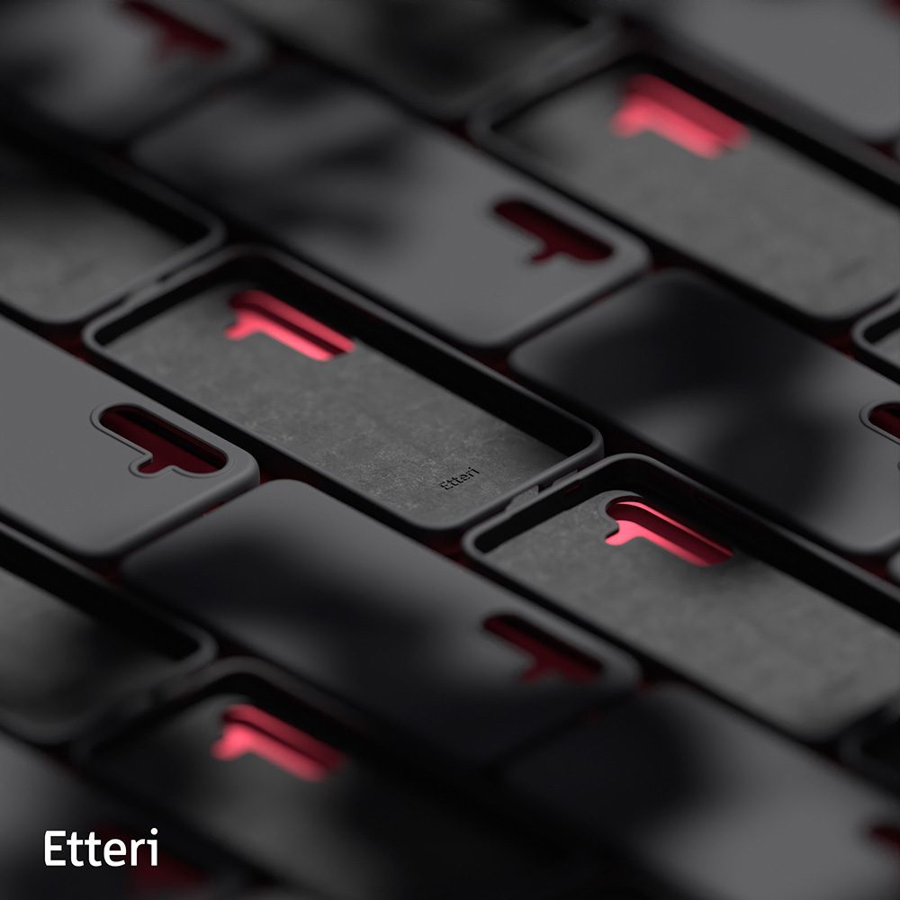 Etteri Silicone case for Samsung Galaxy A16 4G / A16 5G black