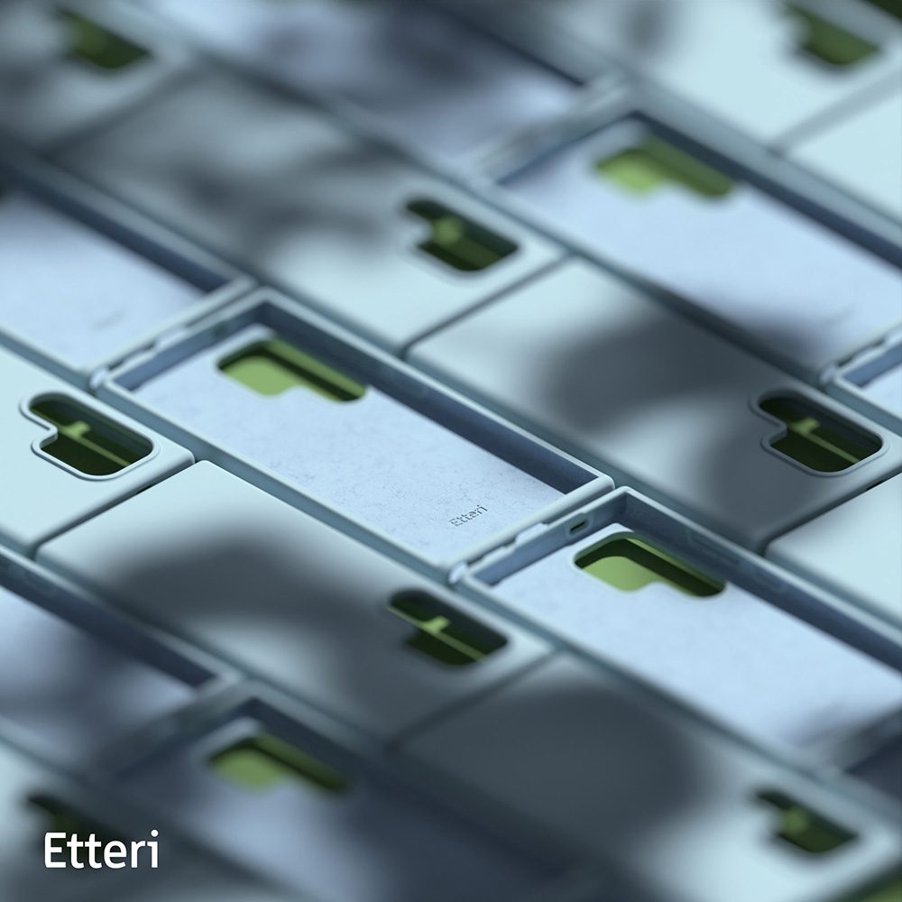 Etteri Silicone case for Samsung Galaxy A16 4G / A16 5G light blue