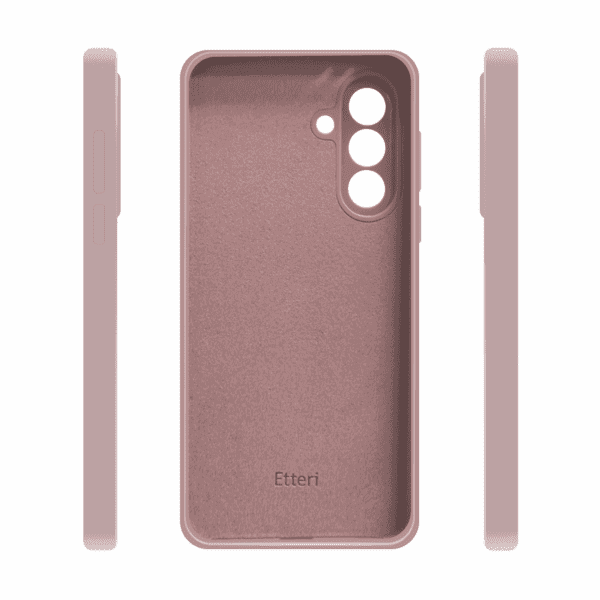 Etteri Silicone case for Samsung Galaxy S24 FE light pink