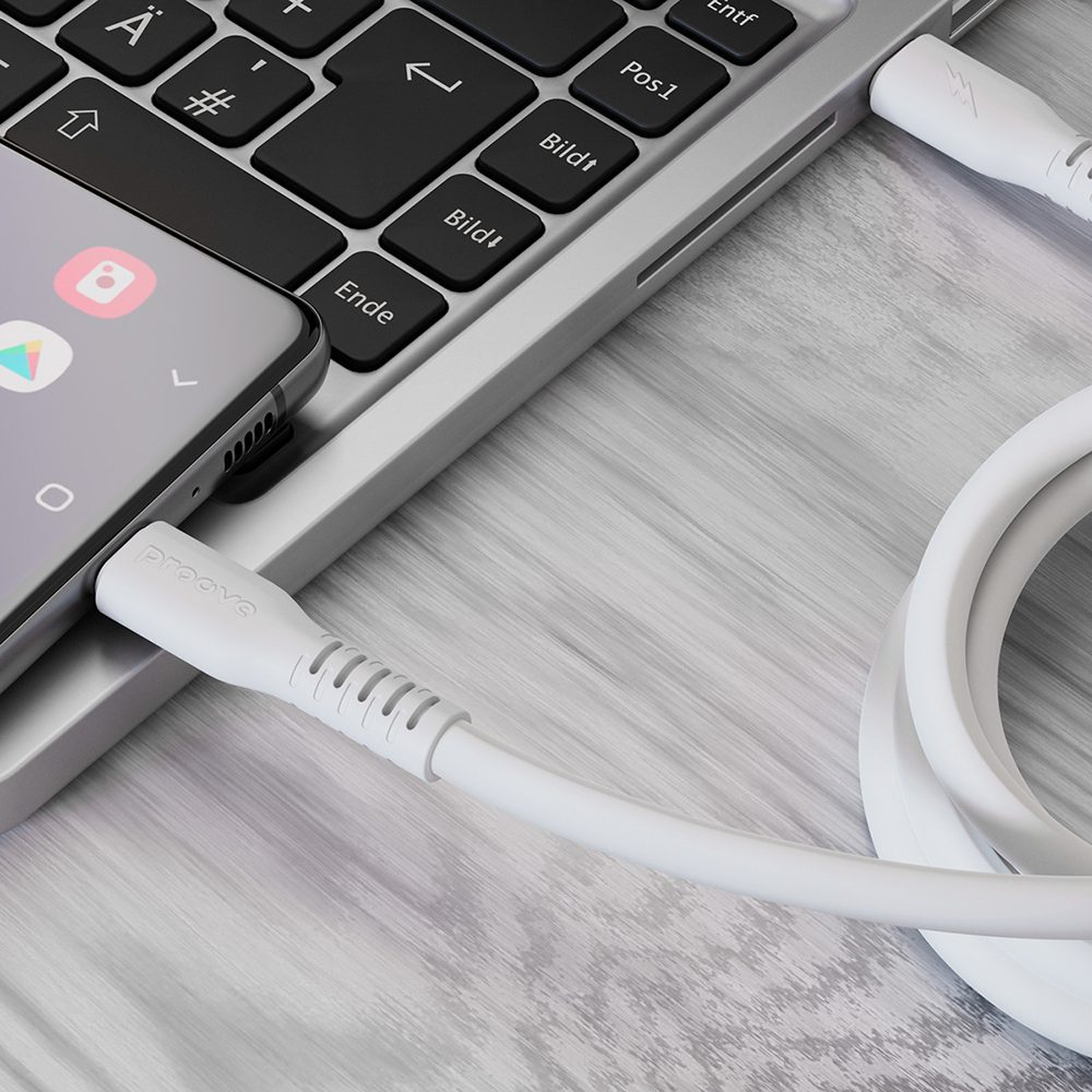 Proove cable Eternal USB-C - USB-C 2m 3A white