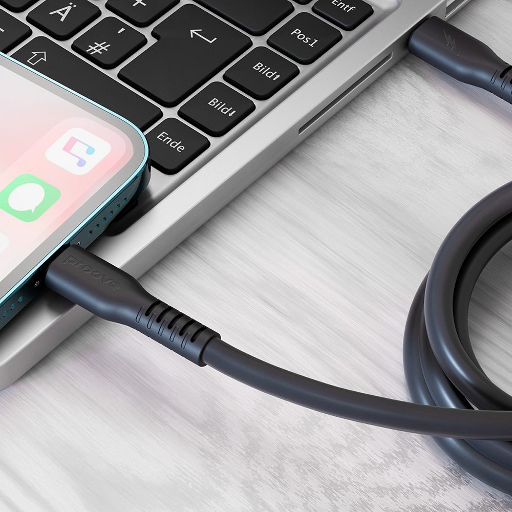 Proove cable Eternal USB-C - Lightning 2m 3A black