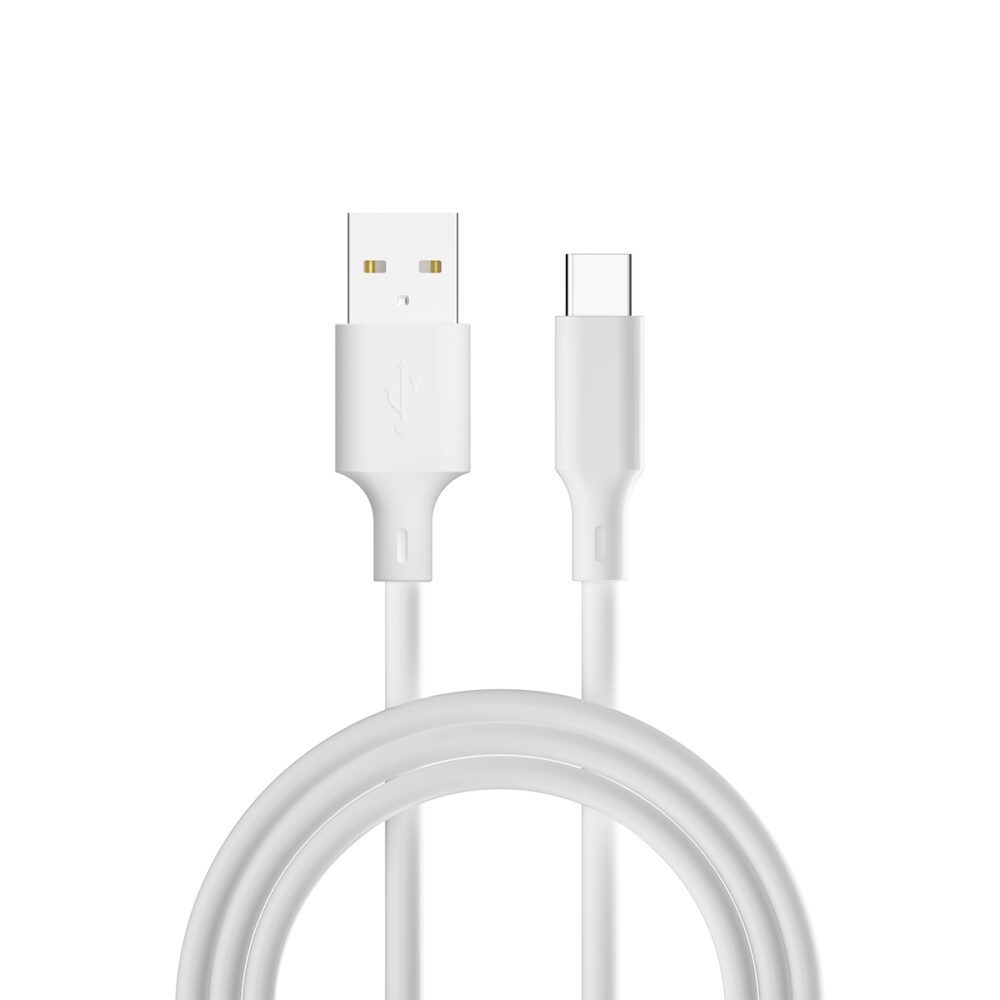 Forever recycling  cable USB-A - USB-C 1,5m 3A KR60-AC-00 white