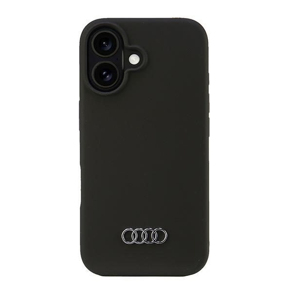 Audi Silicone case for iPhone 16 6.1" black
