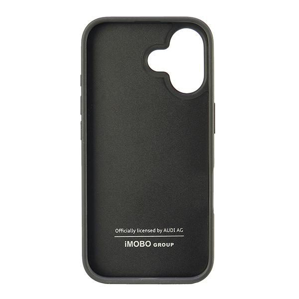Audi Synthetic Leather case for iPhone 16 6.1" black
