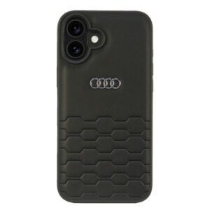 Audi Synthetic Leather case for iPhone 16 Plus 6.7" black