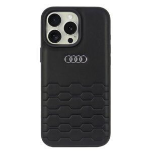 Audi Synthetic Leather case for iPhone 16 Pro Max 6.9" black