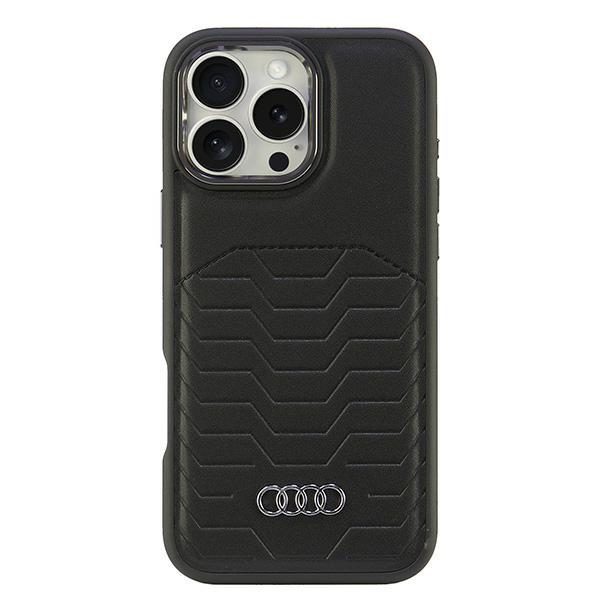 Audi Synthetic Leather MagSafe case for iPhone 16 Pro Max 6.9" black
