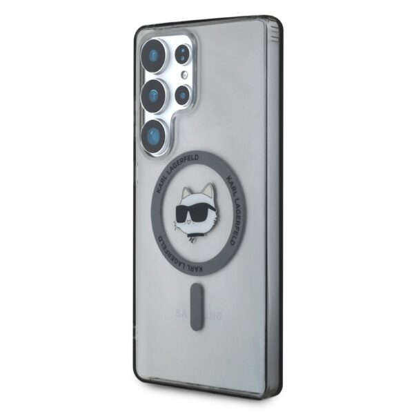 437389_oryg Karl Lagerfeld HC Magnetic IML Metal Choupette Head case for Samsung Galaxy S25 Ultra black
