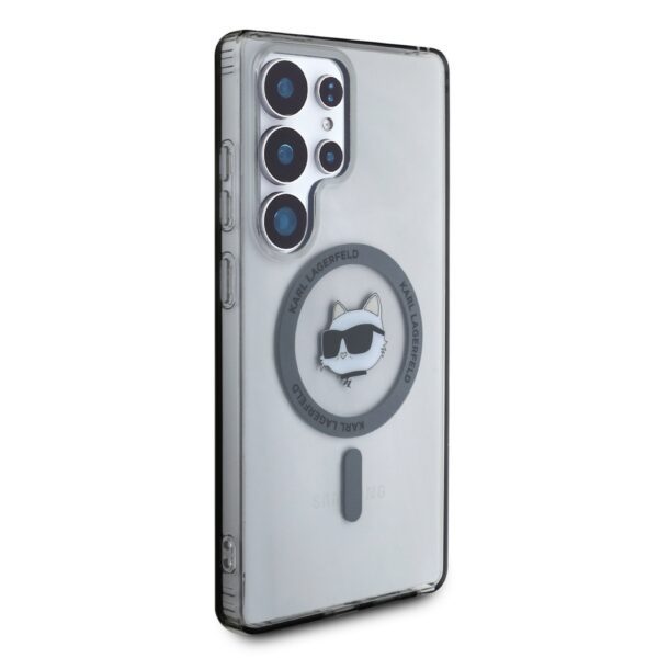 437391_oryg Karl Lagerfeld HC Magnetic IML Metal Choupette Head case for Samsung Galaxy S25 Ultra black