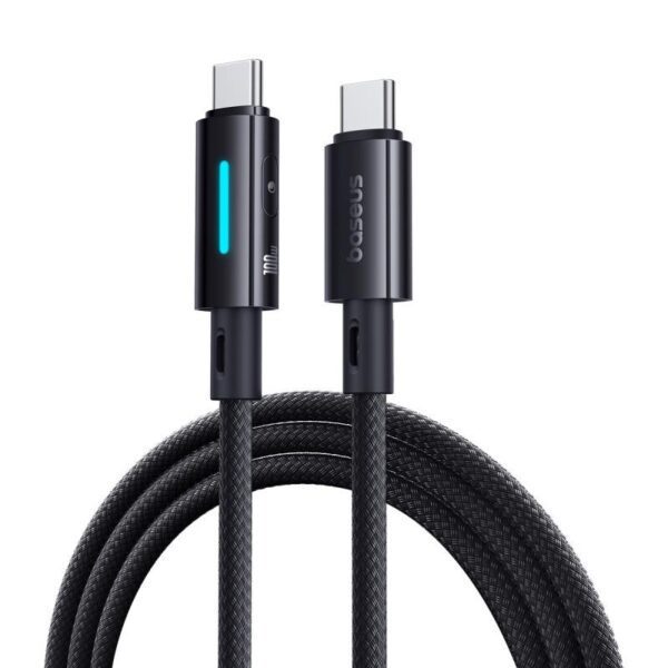 Baseus Lit Cable USB-C - USB-C 2m 100W Cosmic Black