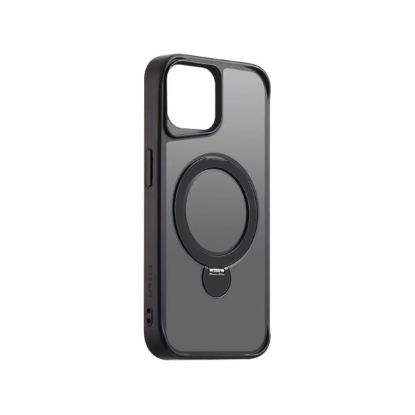 438704_oryg Etteri Matt Mag Ring case for iPhone 13 6,1" black