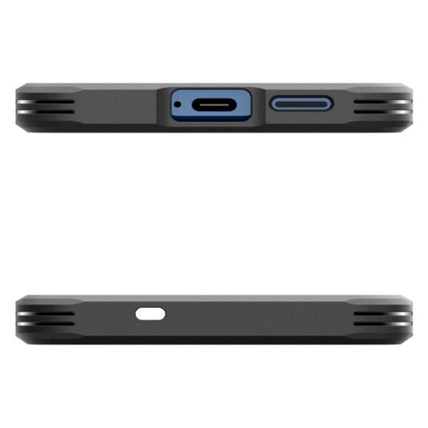 Spigen Tough Armor MagSafe case for Samsung Galaxy S25 Black