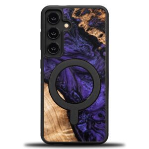 439233_oryg Bewood Unique case for Samsung Galaxy A55 5G Violet with MagSafe