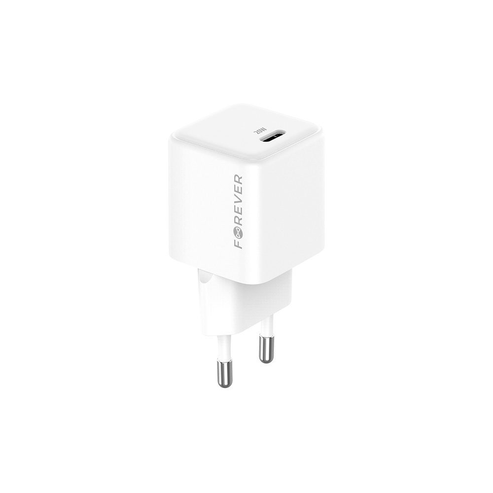 439670_oryg Forever TC-08-20C GaN PD charger 1x USB-C 20W white