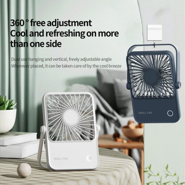 Desk fan with adjustable stand HX-122 white