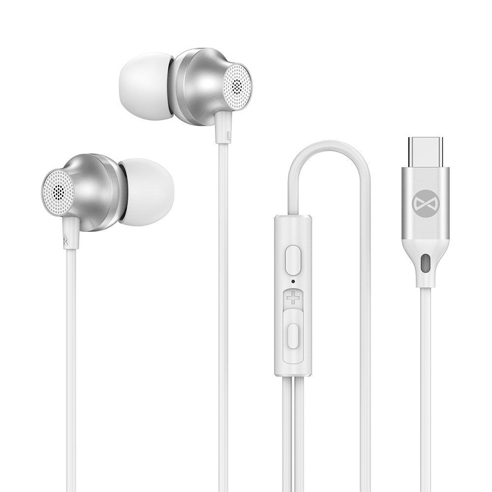 440360_oryg Forever wired earphones EP-02 USB-C white