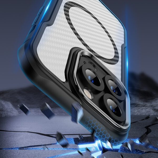 Defender Carbon Mag case for iPhone 14 Pro Max 6,7" black