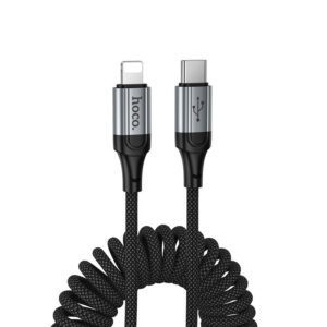 Cable USB C to Lightning Hoco PD 2,4A 1,5 m X121 black